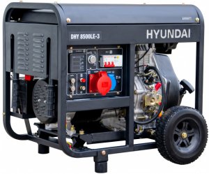 Дизельный генератор HYUNDAI DHY 8500LE-3 - фото №2