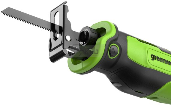 Сабельная пила аккумуляторная GreenWorks GPT-BLRS-1 24В, с АКБ 4 Ач и ЗУ - фото №11