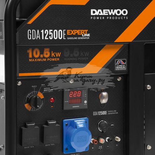 Бензиновый генератор DAEWOO GDA 12500E - фото №3