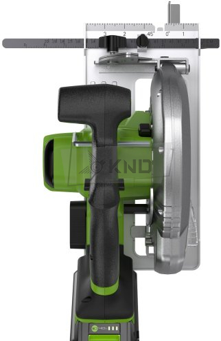 Аккумуляторная циркулярная пила Greenworks GD24CS с АКБ 4 Ач и ЗУ - фото №9