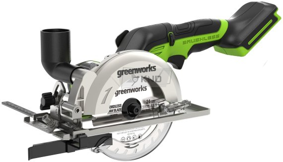 Аккумуляторная циркулярная мини-пила Greenworks G24MCS без АКБ и ЗУ - фото №2