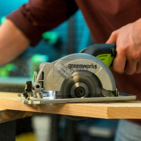 Аккумуляторная циркулярная мини-пила Greenworks G24MCS без АКБ и ЗУ - фото №14
