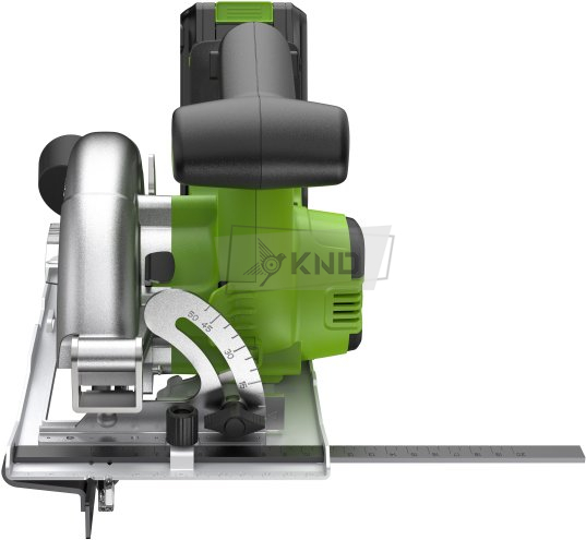 Циркулярная пила аккумуляторная Greenworks GD24CS165, 24В, с АКБ 4 Ач и ЗУ - фото №15
