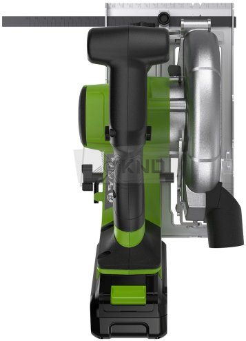 Циркулярная пила аккумуляторная Greenworks GD24CS165, 24В, с АКБ 4 Ач и ЗУ - фото №11