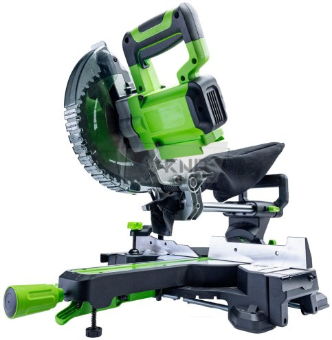 Торцовочная пила аккумуляторная Greenworks GD24MS216 24В, c АКБ 2 Ач и ЗУ - фото №7