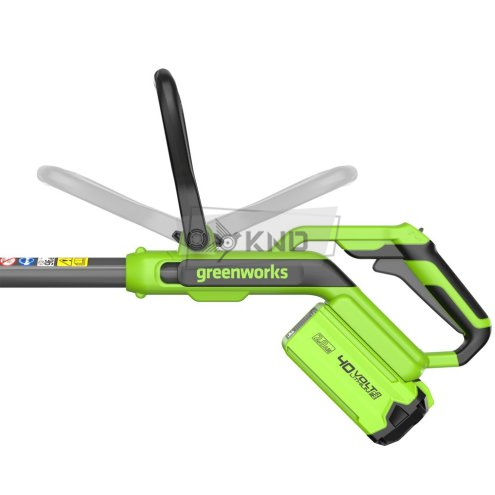 Триммер аккумуляторный Greenworks G40LT331 с АКБ 2 Ач и ЗУ - фото №12