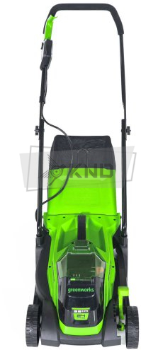 Аккумуляторная газонокосилка Greenworks GD24LM33K4 с АКБ 4Ач и ЗУ - фото №4