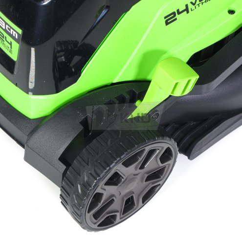 Аккумуляторная газонокосилка Greenworks GD24LM33K4 с АКБ 4Ач и ЗУ - фото №10