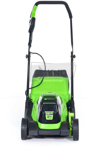Аккумуляторная газонокосилка Greenworks GD24LM33K4 с АКБ 4Ач и ЗУ - фото №2