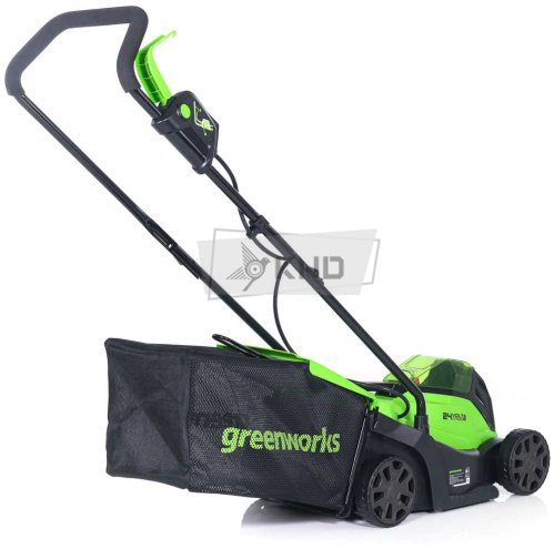 Аккумуляторная газонокосилка Greenworks GD24LM33K4 с АКБ 4Ач и ЗУ - фото №8