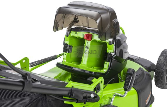 Аккумуляторная газонокосилка Greenworks GC82HPLM51 с АКБ 5 Ач и ЗУ - фото №3