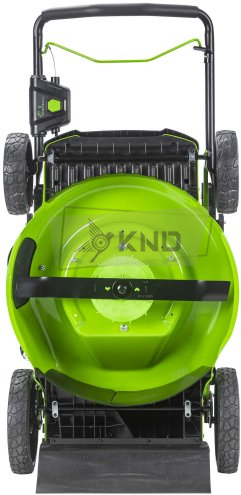 Аккумуляторная газонокосилка Greenworks GC82HPLM51 с АКБ 5 Ач и ЗУ - фото №5