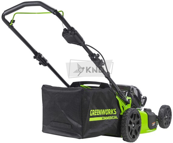 Аккумуляторная газонокосилка Greenworks GC82HPLM51 с АКБ 5 Ач и ЗУ - фото №7