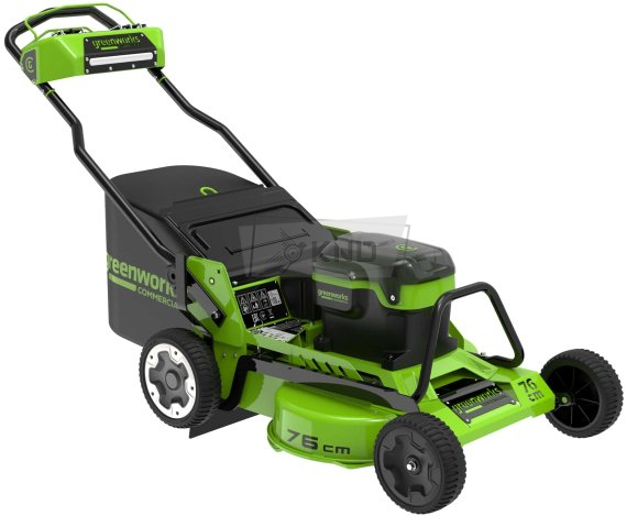 Аккумуляторная газонокосилка Greenworks GC82LM76S без АКБ и ЗУ - фото №1