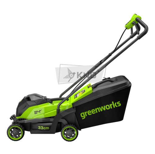 Аккумуляторная газонокосилка Greenworks GD24LM331 без АКБ и ЗУ - фото №2