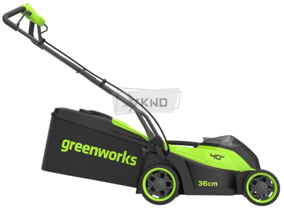 Аккумуляторная газонокосилка Greenworks GD40LM361 без АКБ и ЗУ - фото №2