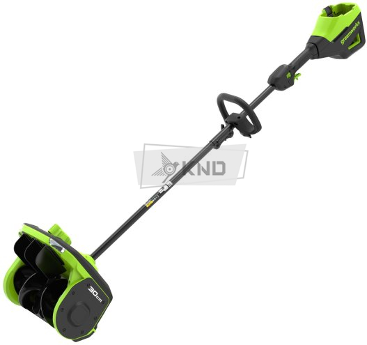 Снегоуборщик аккумуляторный Greenworks GD60SS2 с АКБ 5 Ач и ЗУ - фото №4