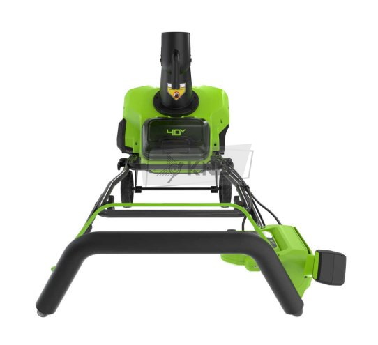 Снегоуборщик аккумуляторный Greenworks GD40STX2 с АКБ 4 Ач и ЗУ - фото №4