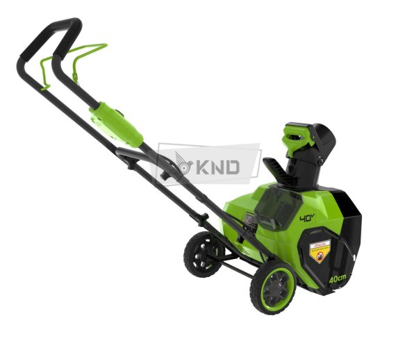 Снегоуборщик аккумуляторный Greenworks G40ST40 с АКБ 5 Ач и ЗУ - фото №5