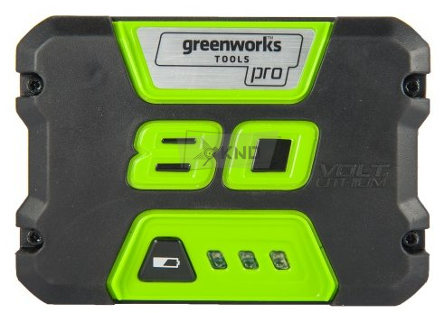 Аккумулятор Greenworks G80, 80В, 4Ач (2901307) - фото №1