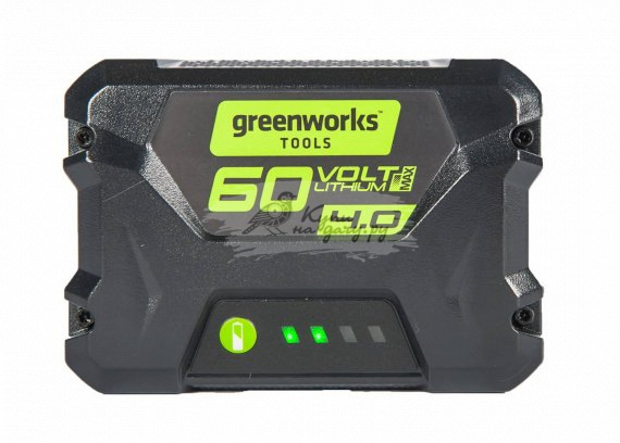Аккумулятор Greenworks G60B4 60В, 4 Ач (2918407) - фото №1