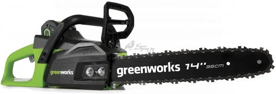Аккумуляторная пила Greenworks GD40CS15 без АКБ и ЗУ - фото №1