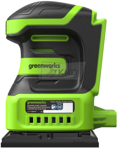 Аккумуляторная шлифовальная машина Greenworks G24SS14 без АКБ и ЗУ - фото №2