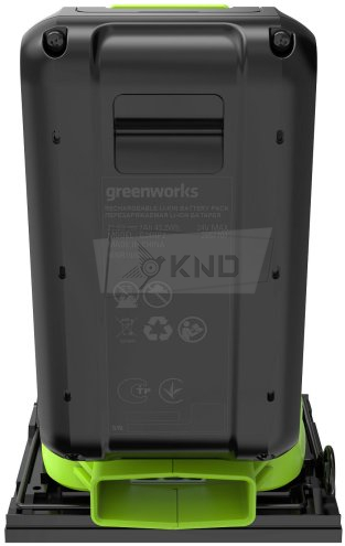 Аккумуляторная шлифовальная машина Greenworks G24SS14 с АКБ 2 Ач и ЗУ - фото №4