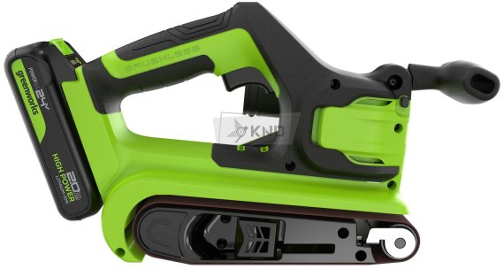 Аккумуляторная шлифовальная машина Greenworks G24BS с АКБ 2 Ач и ЗУ - фото №13