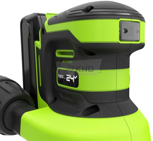 Эксцентриковая аккумуляторная шлифмашина Greenworks OS325 с АКБ 2 Ач и ЗУ - фото №12