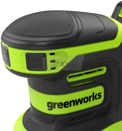 Эксцентриковая аккумуляторная шлифмашина Greenworks OS325 с АКБ 2 Ач и ЗУ - фото №13