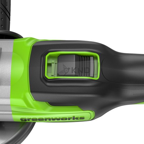 Аккумуляторная угловая шлифмашина Greenworks GD24AG с АКБ 4 Ач и ЗУ - фото №6