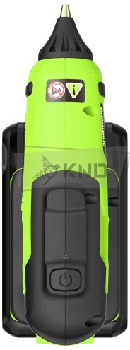 Пистолет клеевой аккумуляторный Greenworks G24GLG с АКБ 2 Ач и ЗУ - фото №10