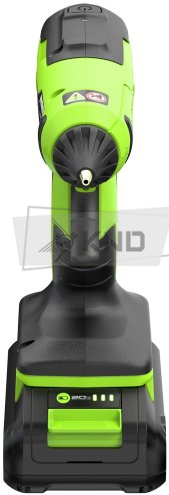Пистолет клеевой аккумуляторный Greenworks G24GLG с АКБ 2 Ач и ЗУ - фото №7
