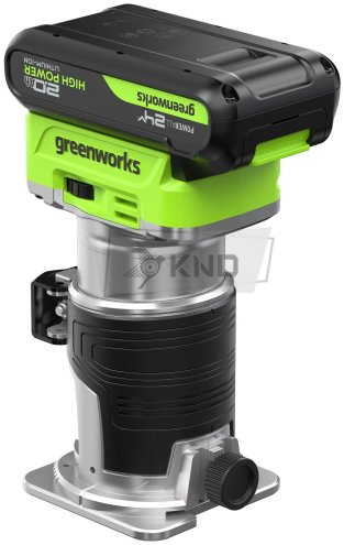 Аккумуляторный фрезер Greenworks G24RO с АКБ 2 Ач и ЗУ - фото №2