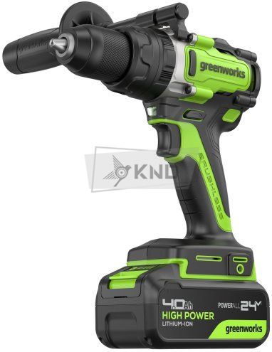Дрель-шуруповерт аккумуляторная Greenworks GD24DD140 с АКБ 4 Ач и ЗУ - фото №8