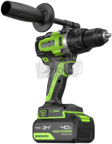 Дрель-шуруповерт аккумуляторная Greenworks GD24DD140 с АКБ 4 Ач и ЗУ - фото №9