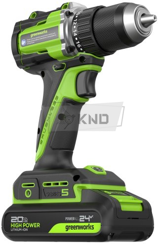 Дрель-шуруповерт аккумуляторная Greenworks DD560 с АКБ 2 Ач и ЗУ - фото №1