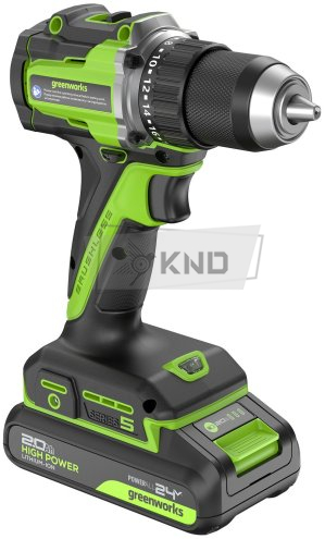 Дрель-шуруповерт аккумуляторная Greenworks DD560 с АКБ 2 Ач и ЗУ - фото №8