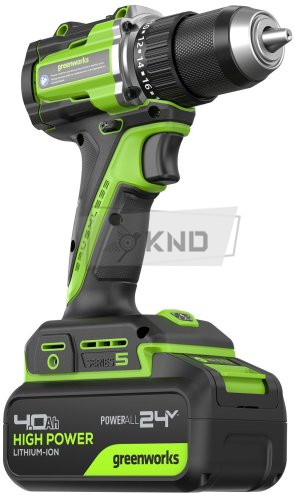 Дрель-шуруповерт аккумуляторная Greenworks DD560 с АКБ 4 Ач и ЗУ - фото №2