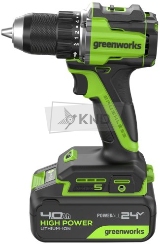 Дрель-шуруповерт аккумуляторная Greenworks DD560 с АКБ 4 Ач и ЗУ - фото №4