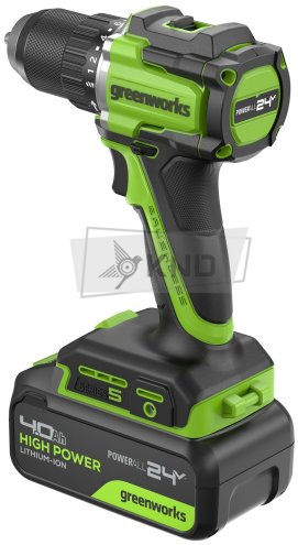 Дрель-шуруповерт аккумуляторная Greenworks DD560 с АКБ 4 Ач и ЗУ - фото №5