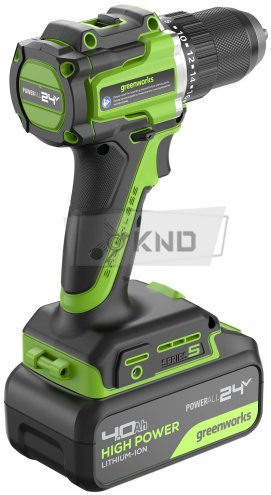 Дрель-шуруповерт аккумуляторная Greenworks DD560 с АКБ 4 Ач и ЗУ - фото №7