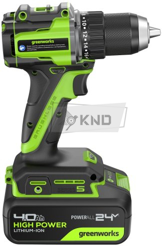 Дрель-шуруповерт аккумуляторная Greenworks DD560 с АКБ 4 Ач и ЗУ - фото №8