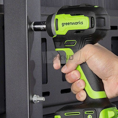 Гайковерт ударный аккумуляторный Greenworks GD24IW200 с АКБ 4 Ач и ЗУ - фото №12