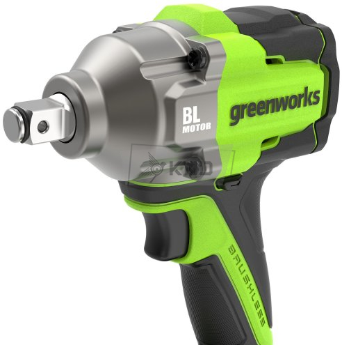 Гайковерт ударный аккумуляторный Greenworks IW5500 с АКБ 4 Ач и ЗУ - фото №9
