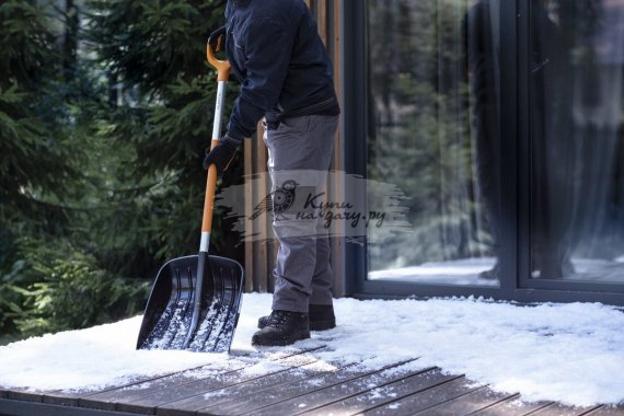 Лопата для уборки снега Plantic Snow Light 12001-01 облегченная - фото №3