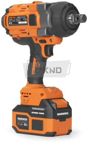 Винтоверт ударный аккумуляторный DAEWOO DAX 8021Li SET с АКБ 6 Ач и ЗУ - фото №6