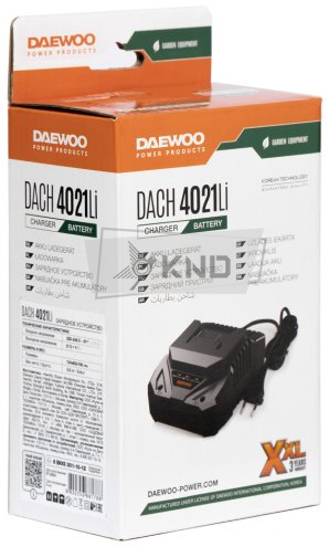 Универсальное зарядное устройство DAEWOO DACH 4021Li, 21В, 4А - фото №3