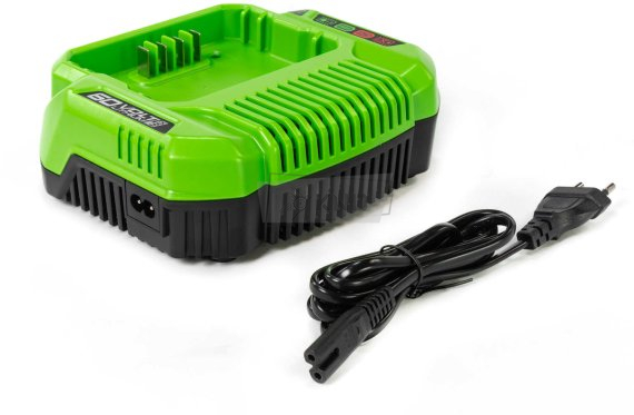 Зарядное устройство Greenworks G60UC 60В, 2А (2932007) - фото №4